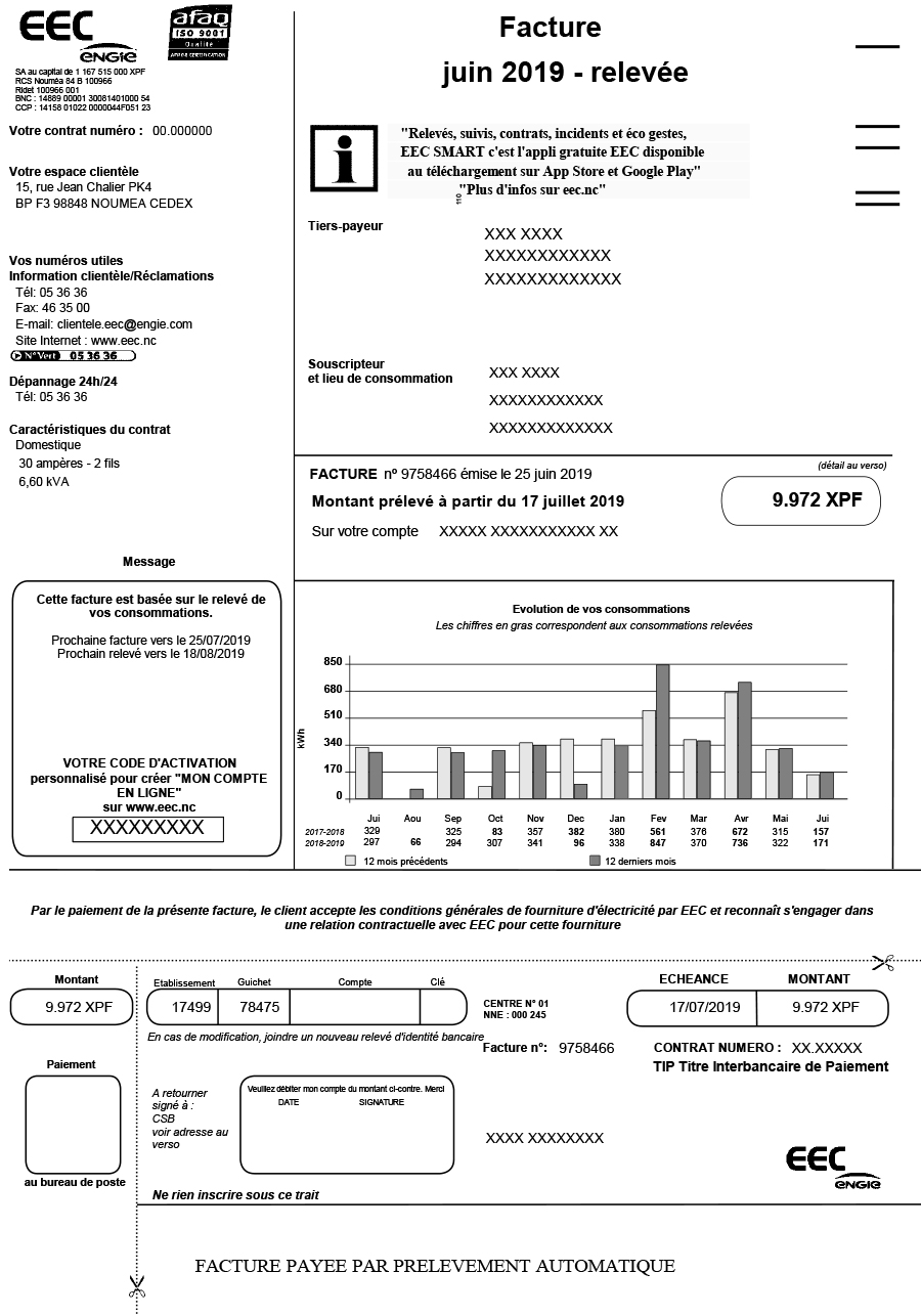 Comprendre Ma Facture Particuliers Eec Engie